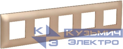 Рамка 5-м SKANDY SK-F05Sa песочн. IEK SK-M52-K98