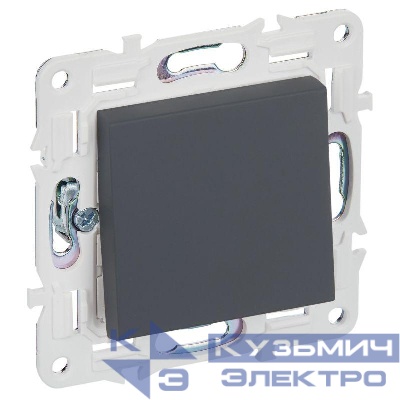 Выключатель перекрестный 1-кл. SKANDY 10А SK-V03G графит IEK SK-V13-0-10-K53