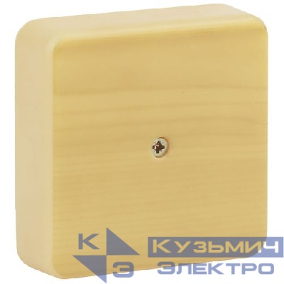Коробка распаячная 100х100х30 (без клеммы) сосна IP40 Эра Б0031182
