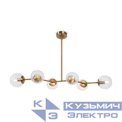 Светильник подвесной Fluff 6х40Вт E14 IP20 Freya FR5207PL-06BZ