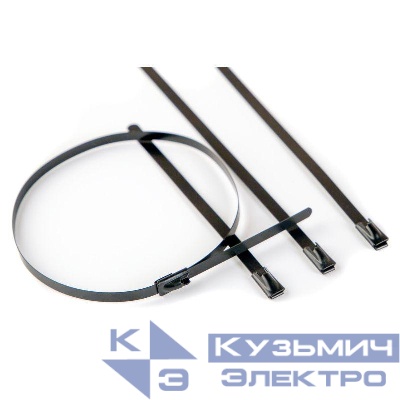 Хомут 12х680 сталь ANSI 316 с EP покрытием (уп.50шт) DKC 311268EP