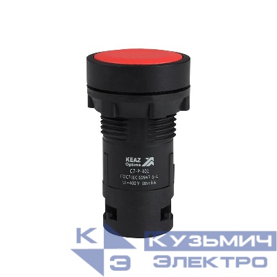 Кнопка OptiSignal Compact D22 С7-P-401 красн. 1НЗ XB7NA42 КЭАЗ 362027