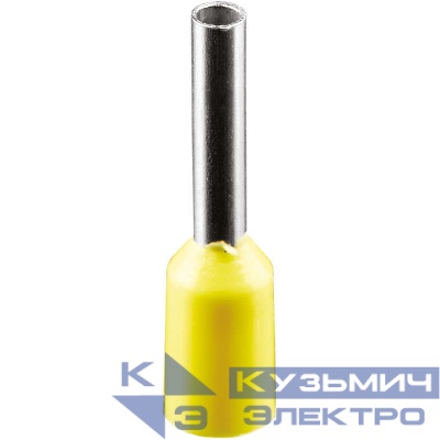 Наконечник-гильза изол. (НШвИ) 1.0-8 NET-Е1008 71 089 желт. (уп.100шт) Navigator 71089