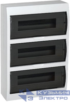 Корпус навесной ЩРН-Пк-45 Krepta 3 IP41 пластик. бел. IEK MKP12-N-04-45-41