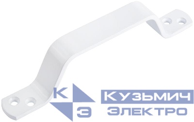 Ручка скоба плоская 85мм бел. 66795
