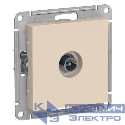 Розетка телевизионная TV AtlasDesign коннектор механизм беж. SE ATN000293