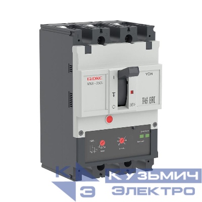 Выключатель автоматический в литом корпусе YON pro MNX250L 3P 250А 70кА при AC415V расц. TMD YON MNX250L3PTMD0250