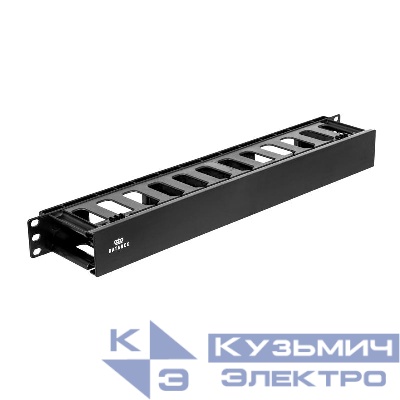 Организатор с гребенкой и крышкой пластик. черн. Datarex DR-441301
