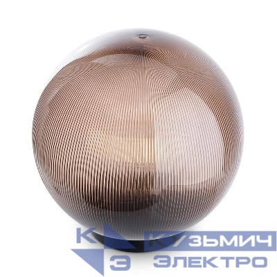 Светильник НТУ 02-60-255 E27 230В d250мм садово-парковый на столб ПМАА призма дым. FERON 11568