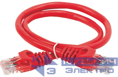 Патч-корд кат.5E UTP LSZH 1м красн. ITK PC04-C5EUL-1M