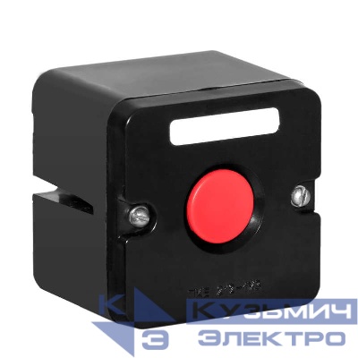 Пост кнопочный ПКЕ-212/1 кнопка "Стоп" красн. Электродеталь ПКЕ-212/1.1К