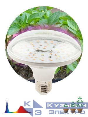 Лампа светодиодная FITO-18W-RB-E27 18Вт E27 для растений красн./син. спектр Эра Б0049533