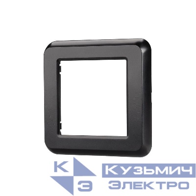 Рамка пластиковая FRM-VERSA-PL-1-BK Arlight 043768