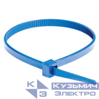 Хомут ETFE химически устойчивый из фторопласта 3.6х150 голуб. (уп.100шт) DKC CTETFE-3.6-150