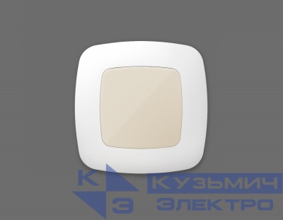 OP3160 Лицевая панель OMEGA (Бежевый глянец) заглушка для суппорта QUANT