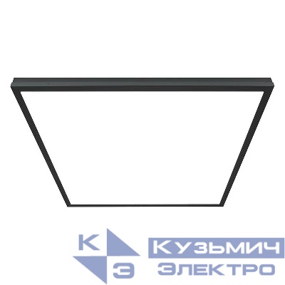 Светильник светодиодный AL2117 40Вт 6500К 3500лм встраив. матов. черн. FERON 51338