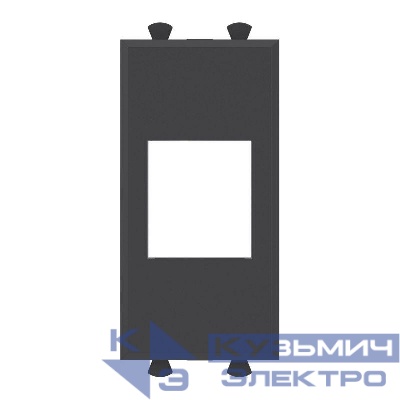 Адаптер без шторки для Keystone "Avanti" "Черный матовый" DKC 4412211