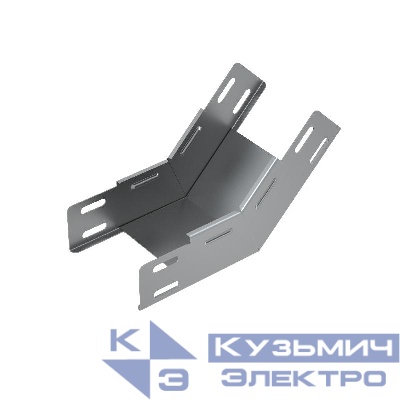 Угол для лотка вертикальный внутренний 45град. 200х50 сталь 0.8мм NL45-50-200 КМ LO0127