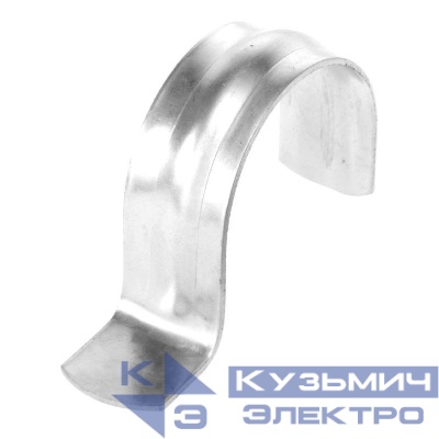 Скоба крепежная однолапковая СМО d14-15мм метал. для монтаж. пистолета без отверстий (уп.100шт) Промрукав PR08.5167