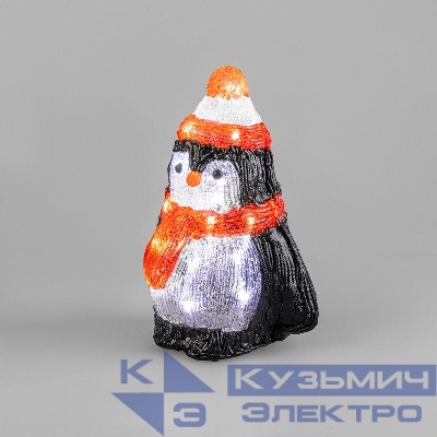 Фигура светодиодная акриловая "Пингвиненок" 19х14.5х25см 20LED 1Вт IP20 элементы питания 2хAA (не в компл.) Neon-Night 513-323