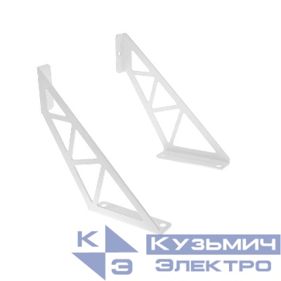 Кронштейн в стиле лофт для крепления полок настенный бел. Rexant 38-0681