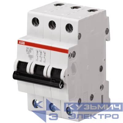 SH203 B50 Автомат.выкл-ль 3-полюсной 2CDS213001R0505