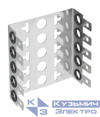 Рама (монтажный хомут) FW-50 глубиной 50мм для крепления 5-и плинтов типа Krone Cabeus 7240c