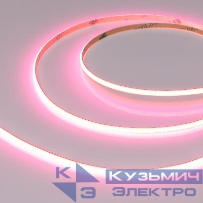 Лента светодиодная COB-X480-4mm 24V Pink 4Вт/м IP20 (уп.5м) Arlight 046910