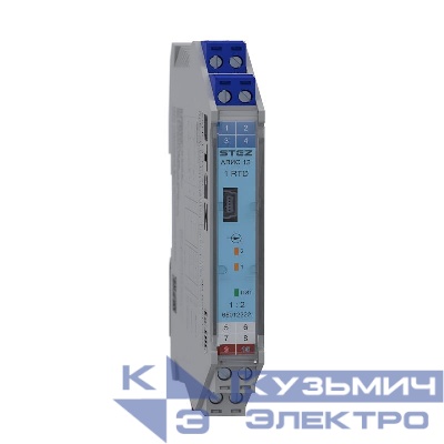 Барьер искрозащиты преобразователь термосопротивлений АВИС12-RTD-2I-C-N СТЭЗ 65012222