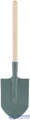 Лопатка туристическая 145х210х580мм с деревянным черенком 77232