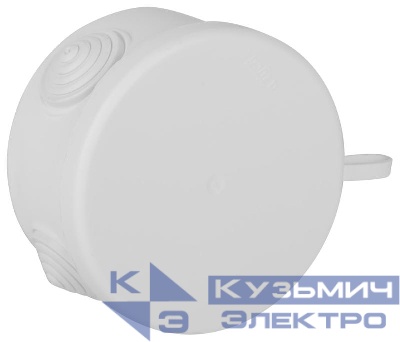 Коробка распаячная для ОП 80х50мм бел. Ruvinil 67025МБ