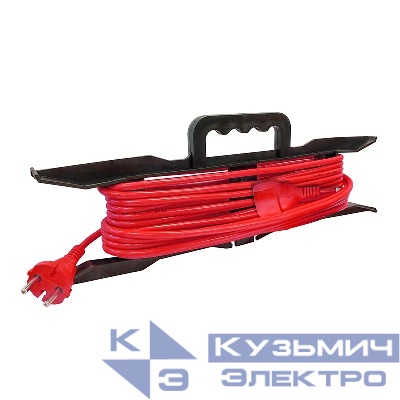 Удлинитель-шнур на рамке 1х20м без заземл. 16А IP20 3.5кВт ПВС 2х1.5 DOMTOK 2403