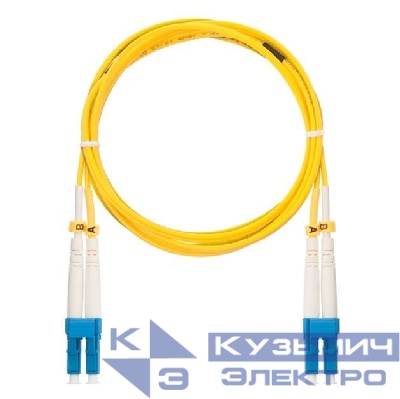 Патч-корд NMF-PC2S2C2-LCU-LCU-003 волоконно-оптический соед. одномод. 9/125мкм стандарта OS2 LC/UPC-LC/UPC двойн. LSZH нг(В)-HFLTx 2мм желт. 3м NIKOMAX NMF-PC2S2C2-LCU-LCU-003