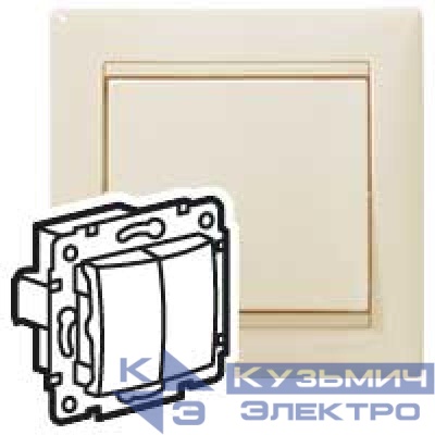 Механизм выключателя 2-кл. СП Valena сл. кость (DIY-упак.) Leg 695605