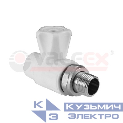 Кран шаровой для радиатора прямой 20х1/2дюйм (60/10) VALFEX 10149020
