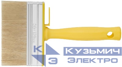 Макловица натуральная светлая щетина пластиковый корпус полая ручка "мини" 30х120мм FIT 01643