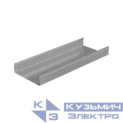 Лоток листовой неперфорированный 300х80 L3000 сталь 0.8мм "Стандарт ПЛЮС" LNEplus80-300-0.8-3000 INOX304 КМ PL5348