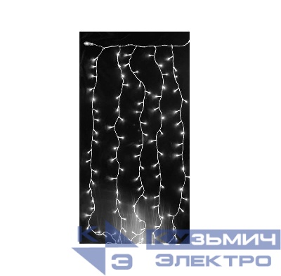 Гирлянда занавес 150х150см LDCL368-W-E 368 LED WH бел. IP20 SHLights 4690601035547