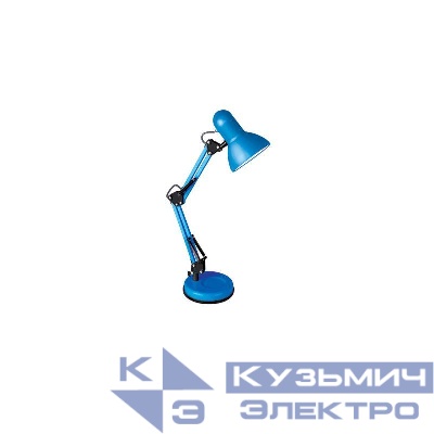 Светильник KD-313 С06 настол. 230В 60Вт E27 син. Camelion 13643