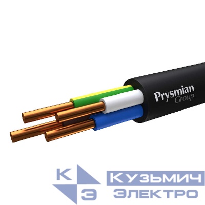 Кабель ВВГнг(А)-LS 4х1.5 ОК (N) 0.66кВ (бухта) (м) РЭК-PRYSMIAN 1504040101