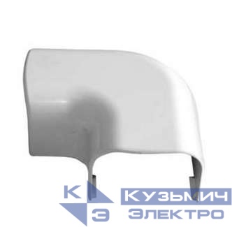 Поворот 90град. для кабель-канала РКК 74х55 Арктика бел. Ruvinil ПВР-74Х55