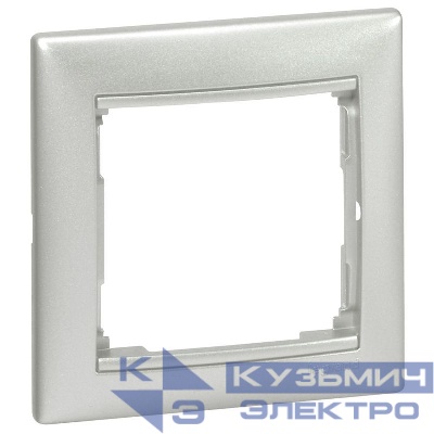 Рамка 1-м Valena горизонт. алюм. (DIY-упак.) IEK 694330