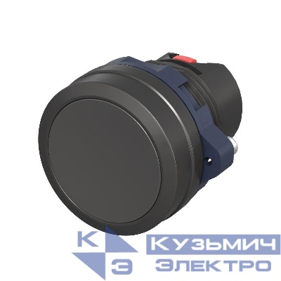 Головка кнопки плоская без фиксации черн. DKC M22P-FMBLP