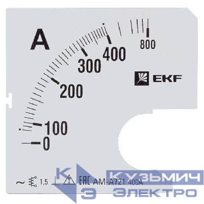 Шкала сменная для A721 400/5А-1.5 PROxima EKF s-a721-400