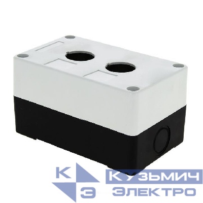 Корпус КП 102 2 кнопки белый EKF cpb-102-w