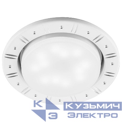 Светильник DL393 20Вт 230В GX53 потолочн. встраив. без лампы бел. FERON 29717