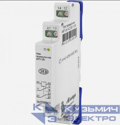 Реле промежуточное МРП-2М AC230В УХЛ4 Меандр A8302-16936946