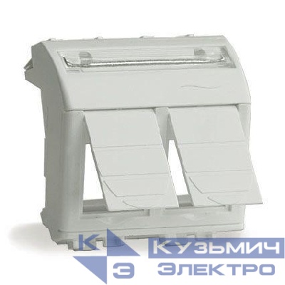 Адаптер для информационных разъемов AMP/BICC бел. DKC 76614B