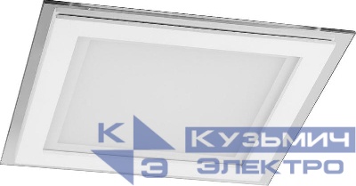 Светильник светодиодный AL2111 18Вт 4000К 1120лм встраив. с драйвером в комплекте бел. FERON 29627