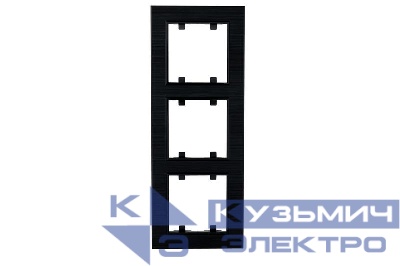 Рамка 3-м Karea LINE STAR чер. Makel 86054703